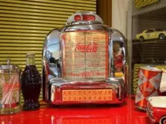 コカコーラ アメリカンダイナー ジュークボックス型ラジカセ 当時物 ビンテージ Juke-Box Coca-Cola / ジュークボックス コカ・コーラ