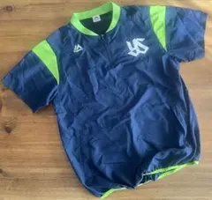 ヤクルトスワローズ　Majestic 半袖ユニフォーム Medium