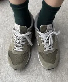 New Balance 996 オリーブグリーン スニーカー 24.5cm