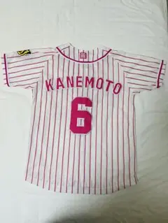 Sサイズ 阪神タイガース 金本知憲 レプリカユニフォーム ピンク