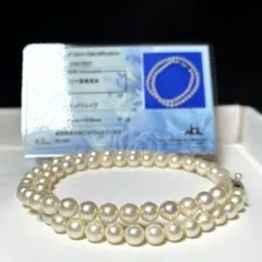 準花珠級の輝き ラウンド アコヤパール ネックレス 6.0〜6.5㎜ M396