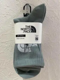TNF ジャカード ロゴ 3P クルー NN82411 Mサイズ