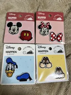 新品未開封⭐︎ディズニー⭐︎ シールワッペン ⭐︎4個セット