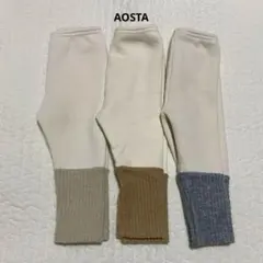 韓国子供服　aosta warmer leggings裏起毛　3点セット　70