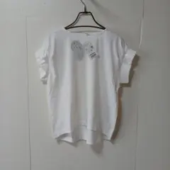 新品未使用　ハニーズ　フリル袖　トップス　S　ホワイト