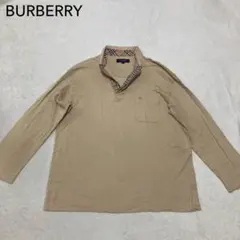 希少BURBERRY バーバリーロンドン　ノバチェック　ホースロゴ　綿100%