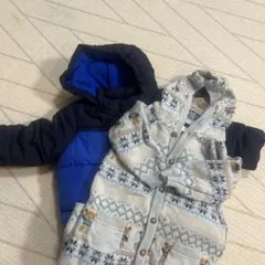 専用　ダウンジャケット&ロンパース