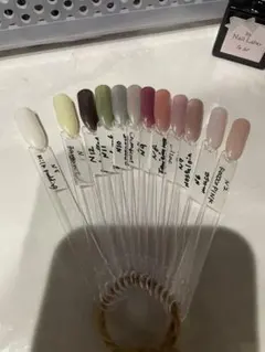 Nail Labo ジェルネイル 多色セット　カラー見本つき