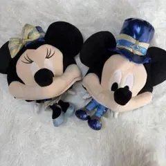 上海ディズニー10周年記念グッズ　ファンキャップ　ミッキー　ミニー