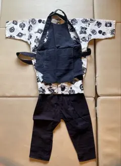 江戸一 子供用 鯉口シャツ・ズボン ．腹掛け 3点セット 95cm/85cmのサムネイル