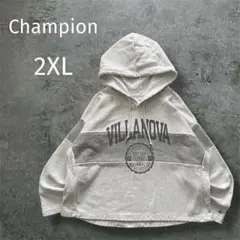 Champion リバースウィーブ 2XL カレッジロゴパーカー ロゴ刺繍
