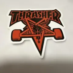 Thrasher ステッカー 悪魔の頭 デザイン
