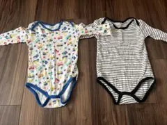 ベビー服　ボディスーツ ロンパース2枚組　95cm