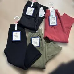 西松屋　ストレッチパンツ　レギンス　10部丈　90 保育園　4点セット