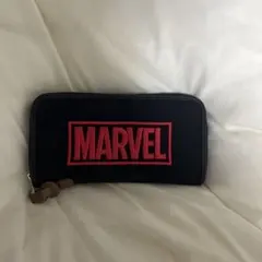 MARVEL ラウンドファスナー長財布 ブラックのサムネイル