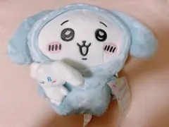 ナガノフレンズ　サンリオ　ぬいぐるみ　ちいかわ　シナモロール ナガノフレンズ×シナモロール ぬいぐるみ（ちいかわ）