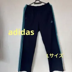 adidas Climalite ネイビー ジャージパンツ　メンズ　Lサイズ