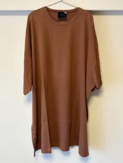 ATON オーバーサイズTシャツ★テラコッタ色のサムネイル