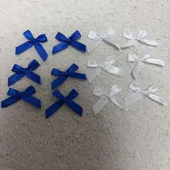 핸드메이드용 리본 모티브 부품 12개 세트