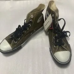 CONVERSE ALL STAR ゴールド/ブラック ハイカット　28.0cm