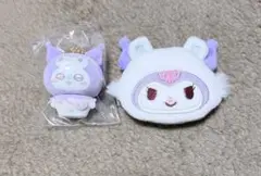 サンリオちいかわ　フロッキーマスコット　クロミ モモンガ ヘアクリップ