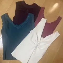 lip service リブニットタンク　まとめ売り