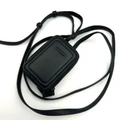 objcts.io マイクロバッグ アジャスタブルレザーストラップ付 ブラック