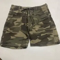 Johnbull ジョンブル ショートパンツ 迷彩 カモフラ カーキ レディースのサムネイル