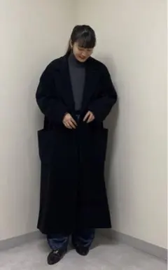 ●値下げしました！　エイトンATON ロングコート