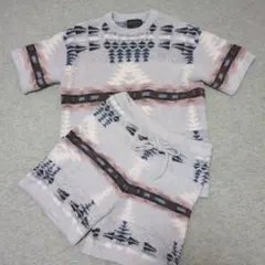 ペンドルトン×ジェラートピケ コラボ ルームウェア セットアップ ボア フリース