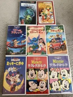 ディズニー アニメ VHS(ビデオテープ)8本セット