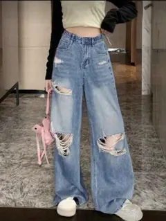 SHEIN デニムパンツ