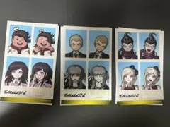 ダンガンロンパ 証明写真風ステッカー 3枚