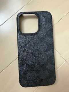 COACH コーチ iPhone15 Pro ケース ブラック 正規品