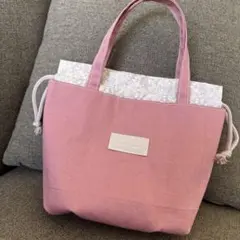 巾着ミニトートバッグ（ハンドメイド）