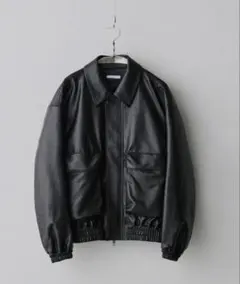 WYM ブラックレザージャケット