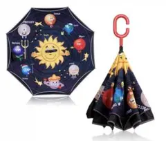 子供用逆折り式傘 長傘　中古