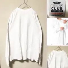 USA製 PROCLUB プロクラブ ロンT 無地 白 2XL