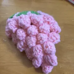 ぶどう型あみぐるみパーツ ピンク