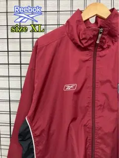 Ree bok  リーボック　ナイロンジャケット　ワインレッド　XL