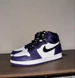 Nike Air Jordan 1 コートパープル/ホワイト/ブラック