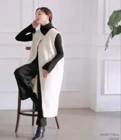 【10月19日までchii☆様専用】アンリアン　田中亜希子　ボアベスト　完売品