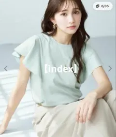 ♡index♡ 美人百花掲載フレアスリーブバックシャントップス接触冷感UVケア♡のサムネイル