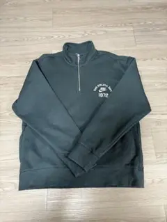 ナイキ ハーフジップ トレーナー ダークグリーン