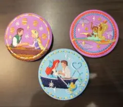 【みーやん様専用】バンダイ　ディズニー　刺繍缶バッジ　プリンセス