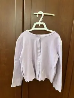 Maison de Ravi 女の子 カーディガン 120cm ラベンダー色