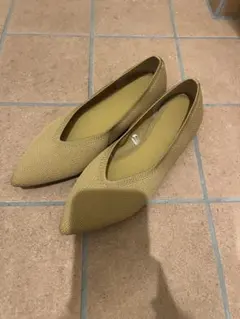 GU ウォッシャブルニットフラットシューズ