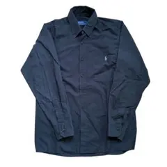 【Polo by Ralph Lauren】L/S SHIRT 黒シャツ