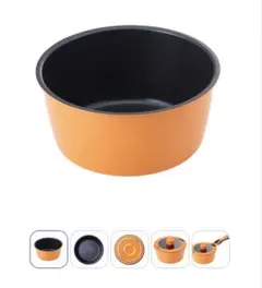 【新品未使用】ベストウェアレジスタンスポット18cm 蓋ハンドルなし(IH不可)のサムネイル