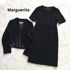 美品✨マーガレット ブラックフォーマル ワンピーススーツ 礼服 喪服 冠婚葬祭